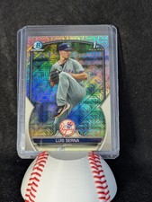 2023 Topps Bowman 1st Chrome Luis Serna Mojo Refractor BCP-168 Yankees 🔥