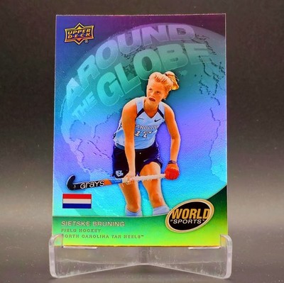 2025 Upper Deck World Of Sports Sietske Bruning Around The Globe Insert