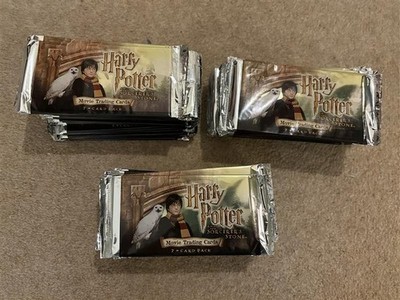 Harry Potter und der Stein der Weisen WOTC Sammelkarten - MEHRERE VERSIEGELTE PACKUNGEN
