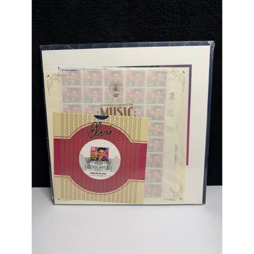 Elvis Presley Complete Collection 9918 Legends of American Music 1993 Stamp Set