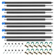 6PCS Trampoline Net Pole Replacement Trampoline Pole Foam Sleeves Straight Poles