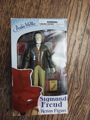 Sigmund Freud Action Figure By Archie McPhee New With Box Wear
