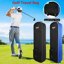 Portable Padded Golf Case Bag Holiday Travel Golf Clubs Carrier with Wheels