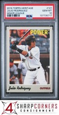 2019 TOPPS HERITAGE MINOR LEAGUE #121 JULIO RODRIGUEZ RC PSA 10