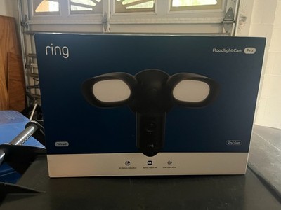 Ring Floodlight Cam Wired Pro Black | NEW Factory Sealed | 3D Motion Detection |