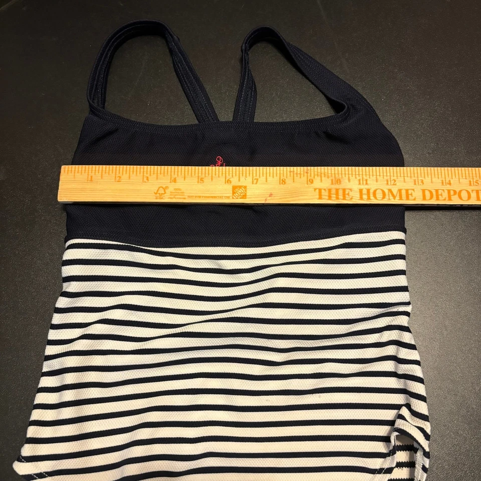 Polo Ralph Lauren deportivo de una pieza para mujer talla 12 traje de baño logotipo de ancla Foto 3 de 4