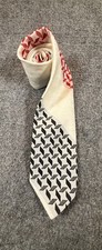Vintage Sears The Mens Store Tie Mens Geometric Polyester 1970s 70s Retro Classi