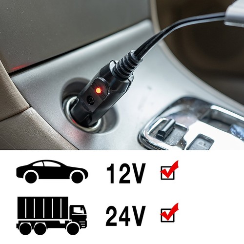 Manta de coche eléctrica climatizada 12V 24V apagado automático 3 ajustes de calor felpa nueva - Imagen 5 de 7