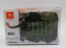 JBL GO 3 Waterproof Dustproof Ultra Portable Bluetooth Speaker Green Camo NEW
