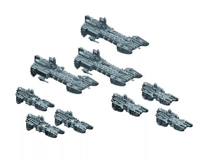 Starterflotte 750 Punkte   Royal Super Marines | Battlefleet Colossus | Grimdark