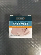 Nuvadermis Soft Silicone Reduce Scar Tape 1.5" x 120" Medical Grade Ex 09/26 #S2