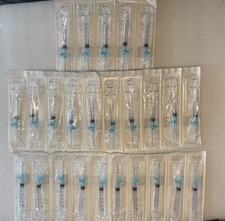 25 Pack Syringes with 23G 1 Inch, Disposable FLIPLOCK Syringe EASY TOUCH