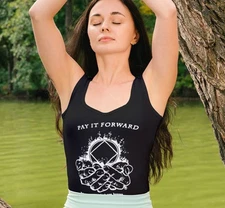 Narcotics Anonymous - Pay It Forward Ladies Racerback Tank Top