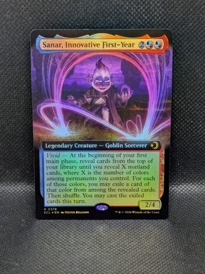 Sanar, Innovative First-Year - 378 - R - Extended Art Foil - MTG Lorwyn Eclipsed