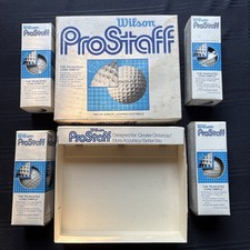 Vintage Wilson ProStaff Surlyn Golf Balls Dozen New Old Stock Unused