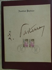 Timbre Pasteur - plaquette cent cinquantenaire de Louis Pasteur - plaquette 24 p