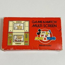 Nintendo Game Watch Multi Screen Mickey & Donald Dm-53 1982 Made