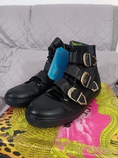  HERREN VERSACE FOR H&M Booths LEDER SPITZE S...