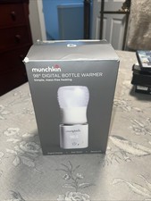 New Munchkin 98 Degree Digital Bottle Warmer One Touch Secure Fit open box