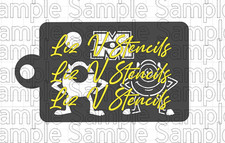 Monster Mike Combo Stencil