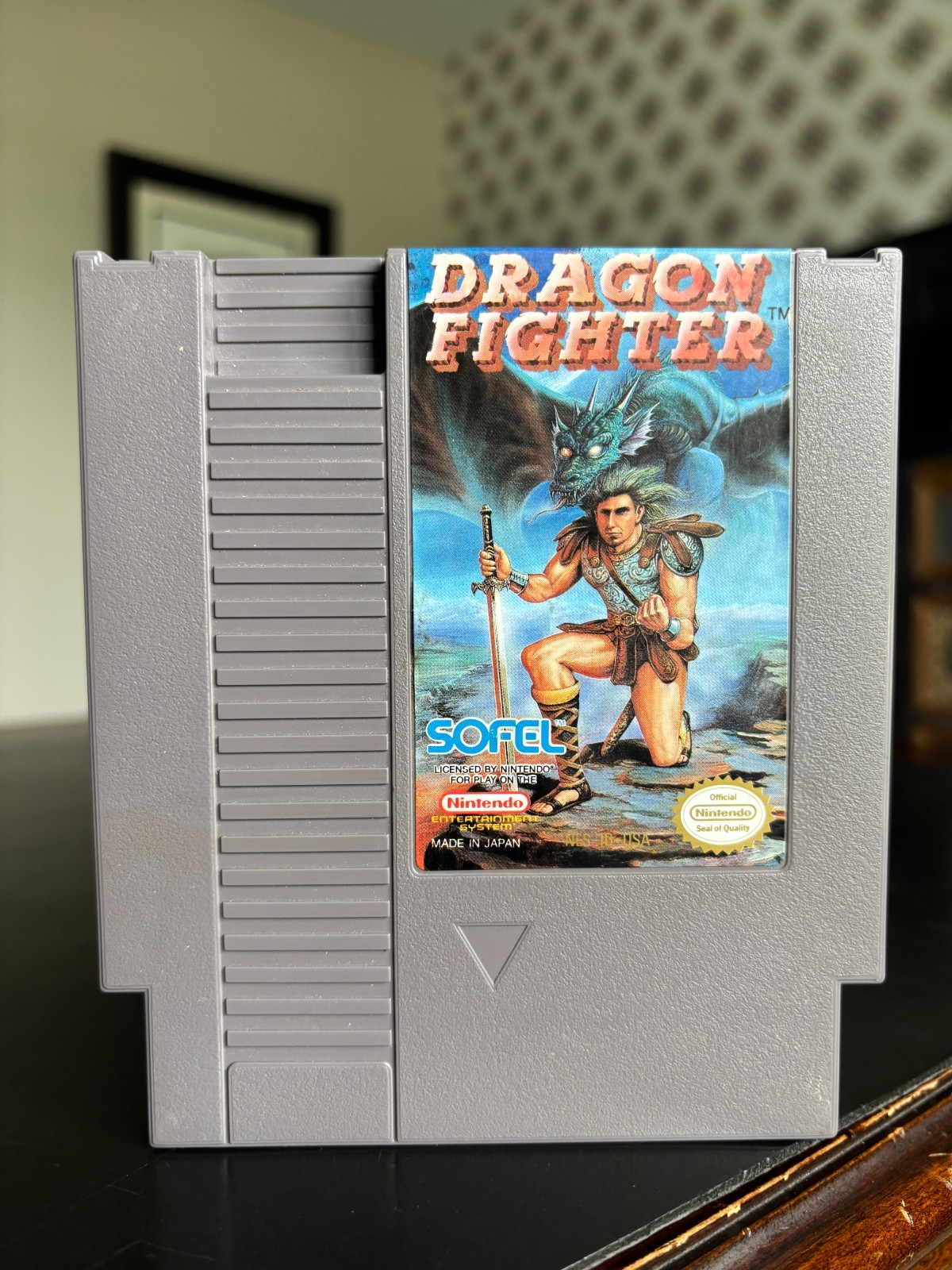 Dragon Fighter Nintendo NES Video Game Pak Cartridge