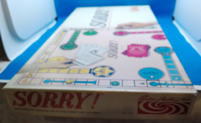 Sorry! slide pursuit board game vintage 1964 complete