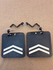 Pair Wegu Mudflaps Chevron Porsche 356 Vw Split Oval Bug Bus With Brackets Nos Pair Wegu Mudflaps Chevron Porsche 356 Vw Split Oval Bug Bus With Brackets Nos