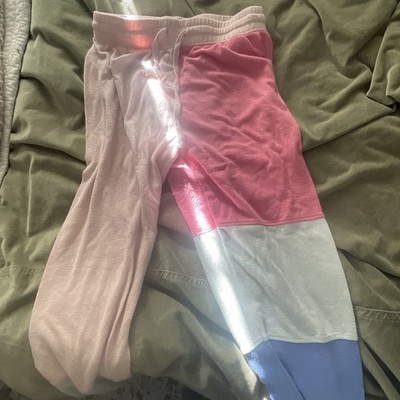 Z Supply Pink Plush Lounge Pants Drawstring Cozy Women s Small