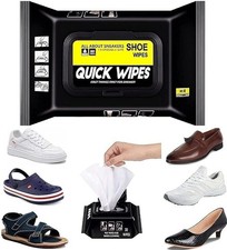 Shoe Cleaner Wipes for Quick Dirt Stain Removal, Sneaker Cleaner Pack of 80