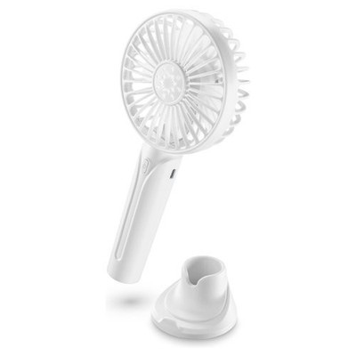 Cellular line Mini Ventilateur Portablefanw Breezy Blanc