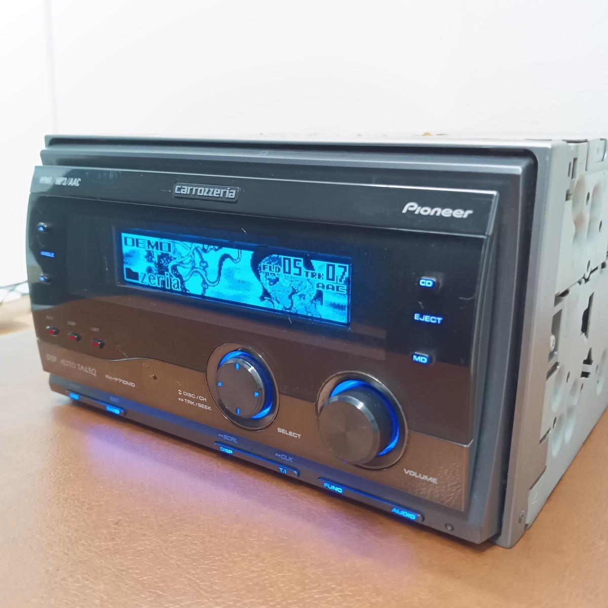 Pioneer Carrozzeria FH-P710MD Used 2DIN Car Audio CD MD