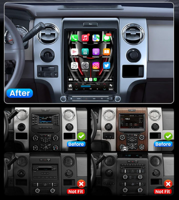 8Core 64GB Android 13 Auto Stereo Radio CarPlay GPS Navi For 2013 2014 Ford F150