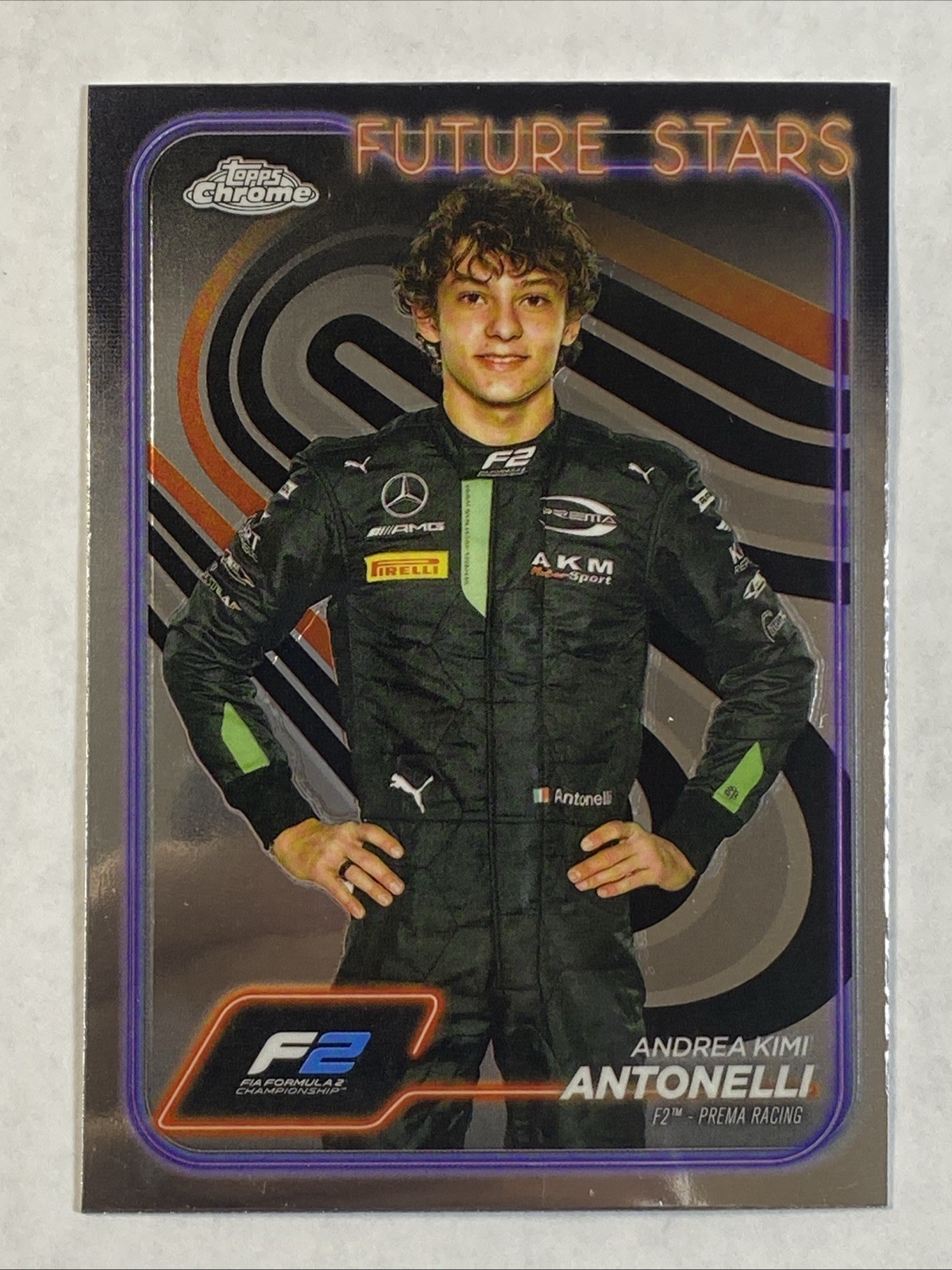 ANDREA KIMI ANTONELLI 2024 Topps Chrome F1 Future Stars Rookie #22 Prema Racing
