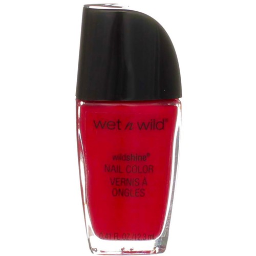 4 Pack Wet n Wild Wild Shine Nail Color Polish, Red Red 476E, 0.41 fl