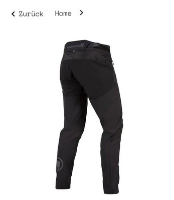Endura MT500 Burner Fahrradhose Herren schwarz XL