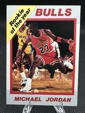 Michael Jordan Rookie of the Year Rated Rookie Dual Basketball & Baseball