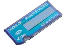 Sandisk 512 MB MemoryStick Pro SDMSV-512-A10 