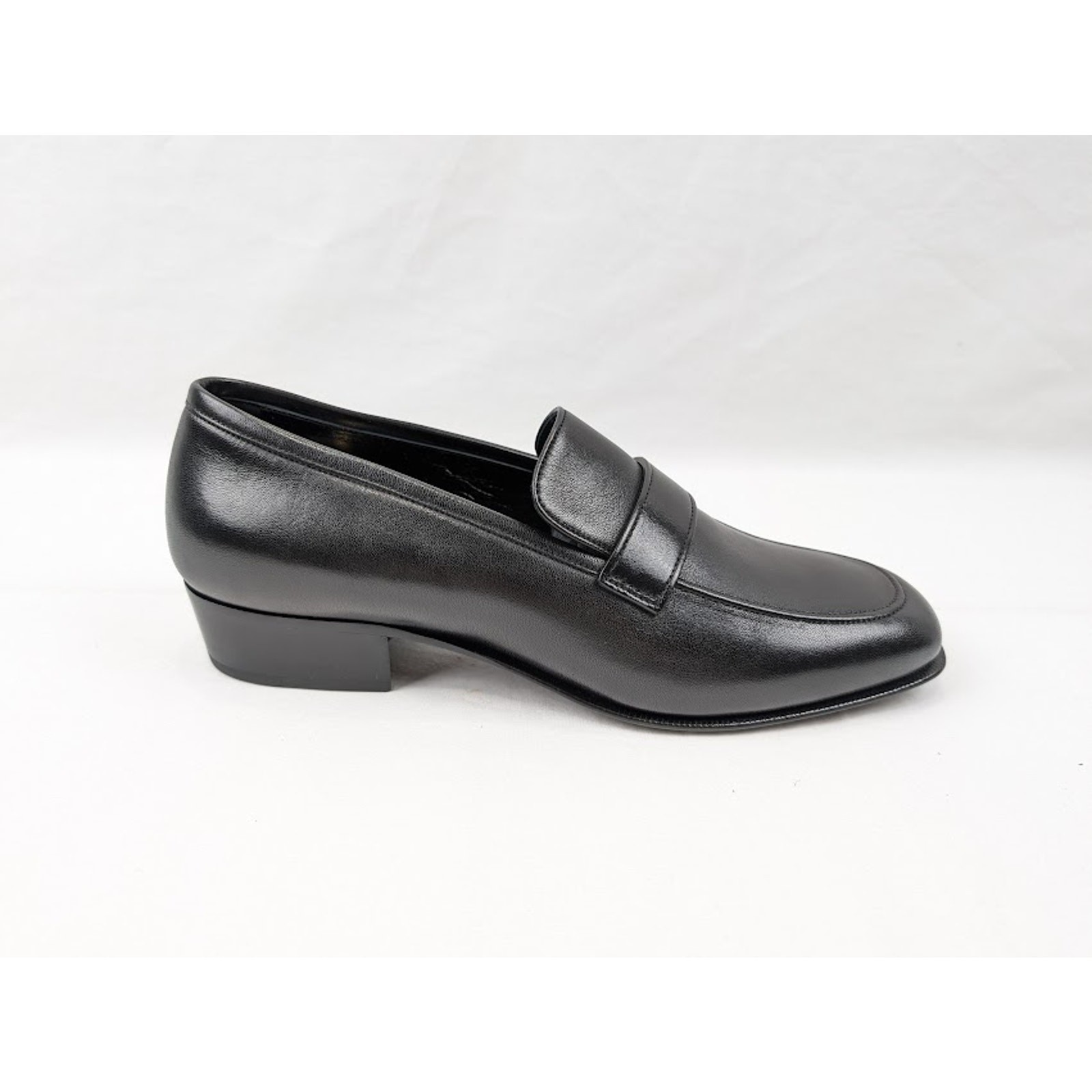 Scarpe mocassini Saint Laurent Paris o1rshd1 Solferino 30 colore nero nuove con etichette 45
