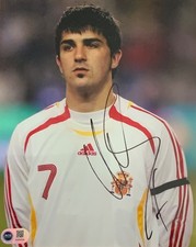 David Villa Spain signed 10x8 photo Image E  RACC Trusted Seller ACGCert