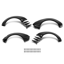 Fit For 2010-2015 Chevy Camaro Zl1 Mb Style Fender Flares Front Canards Fin