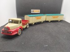 ▄▀▄ TRACTEUR UNIC IZOARD "CIRQUE" AVEC SES 2 REMORQUES ATTRACTIONS - JRD - N°124