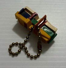Vintage 1950&rsquo;s Willys Jeep Puzzle Keychain Charm