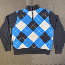 Chaps Men's Blue and Multi Jumper