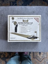 Vintage 19TH HOLE Golden Eagle Electric Putting Cup 1969 W/ Box TESTED WORKS