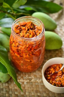 Truly India Kerala Mango Chilli Pickle 500g Mango Chili Pickle( Home made )