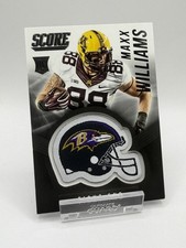 2015 Panini Score Maxx Williams Helmet Patch Rookie Card #4 Baltimore Ravens. rookie card picture