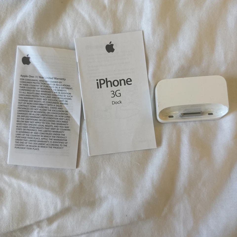 CAJA ABIERTA Apple iPhone 3G Dock MB484G/A Foto 4 de 4