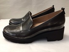 New Naturalizer Darry Size 11M Women's Loafers Black Silver Leather  N73 