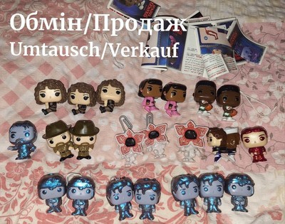 Kinder Joy figures from Stranger Things. Looking to sell or trade. Send me priv.