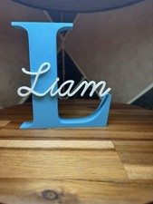 Personalized Nursery Name Sign Custom Baby Name Decor Shelf Room Sign